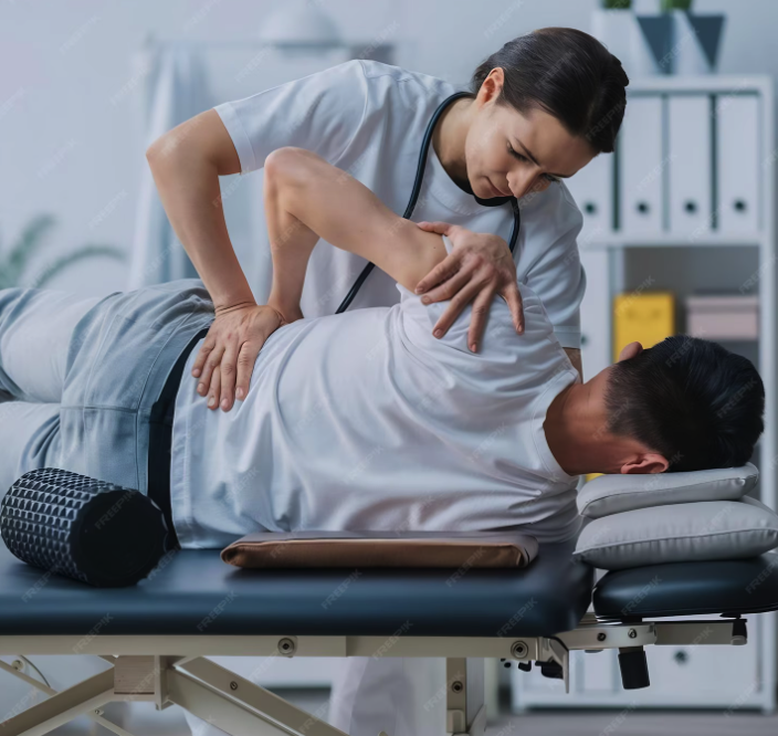 דוגמה לתמונת טיפול פיזיותרפיה